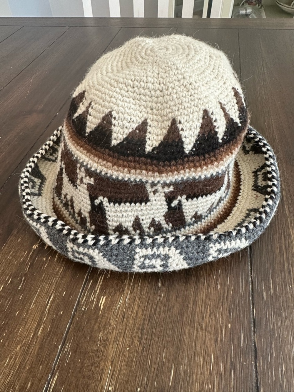 Handmade alpaca hat - Picture 4 of 10
